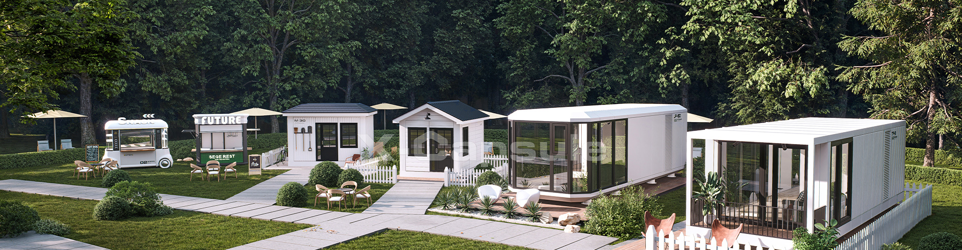 <em>Moger-MA21</em><br> Landscape Shop With Triangular Pitched Roof