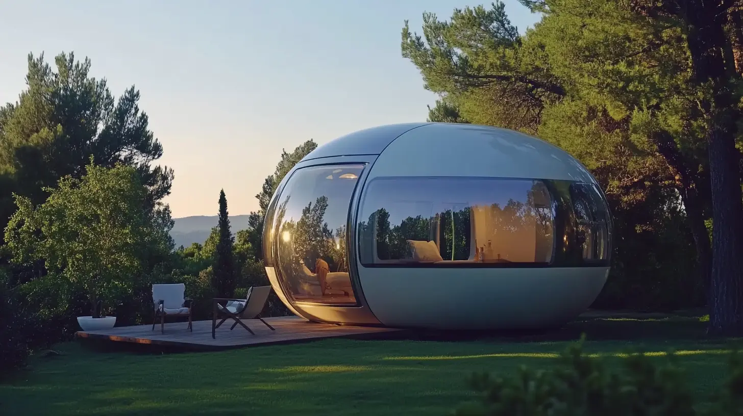 Innovative Uses of Smart Capsule House for Sustainable Living Challenges
