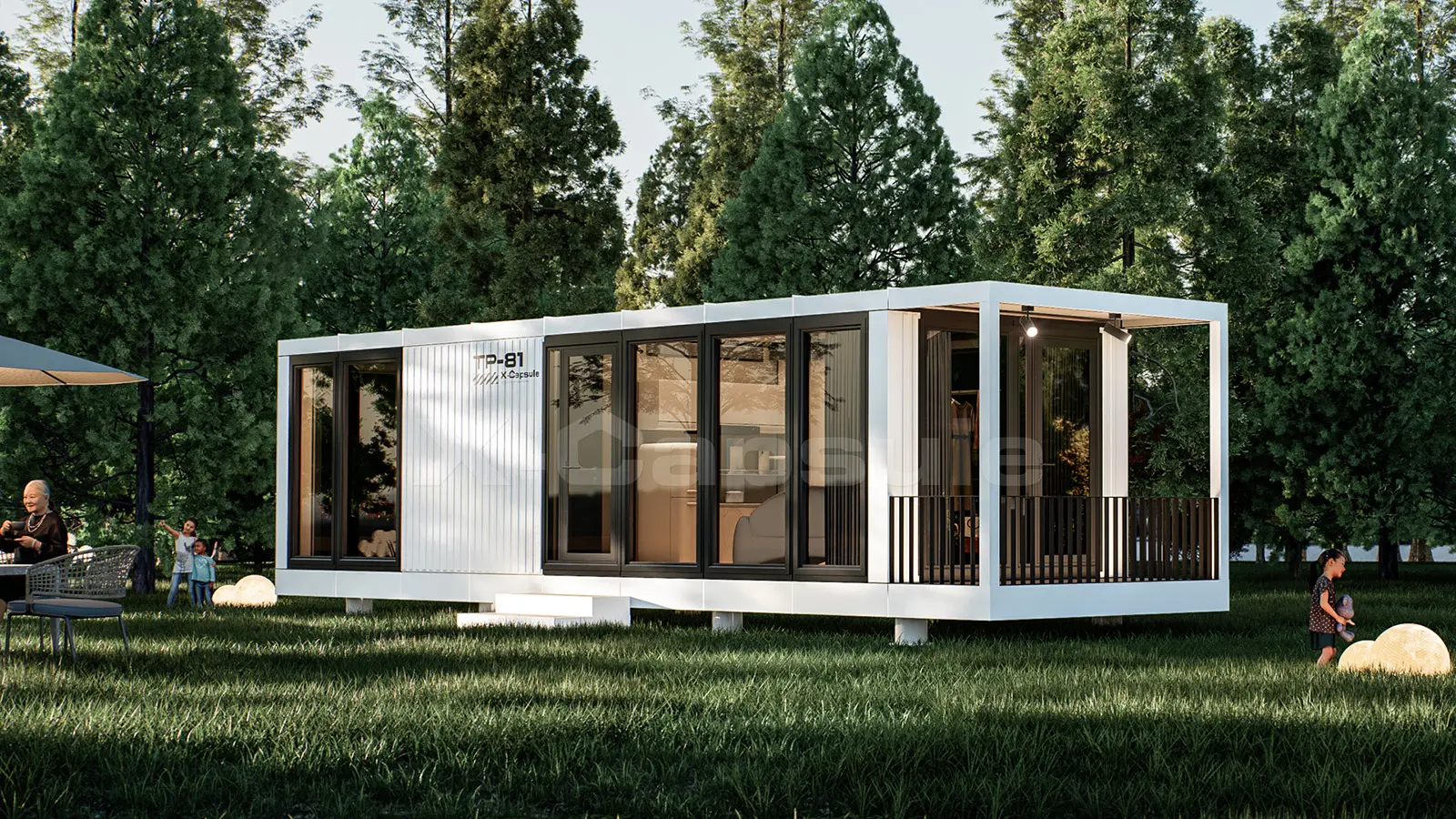 <em>Turan-TP81</em><br>Modular Highly Quick-Assembled Leisure House