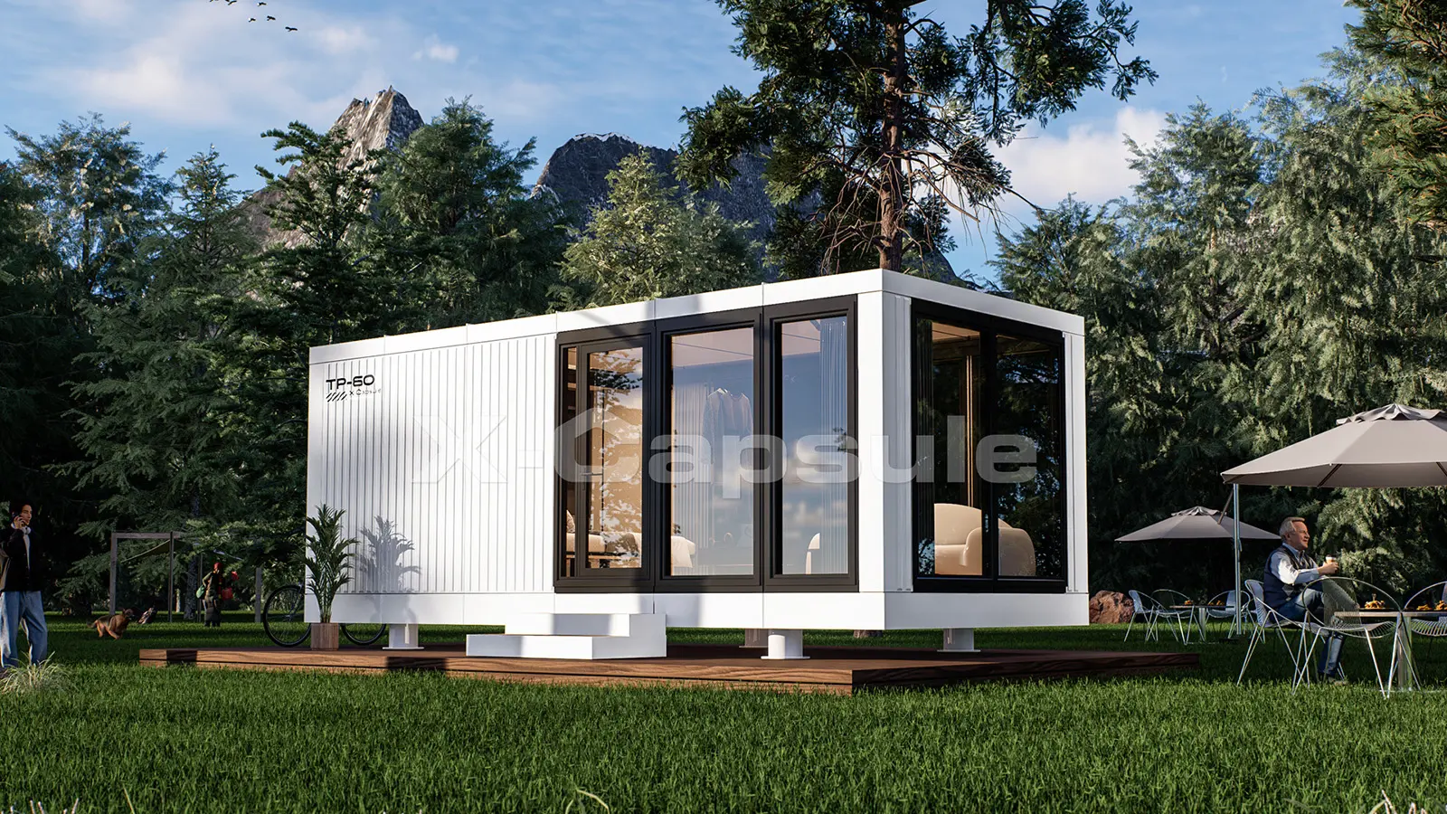 <em>Turan-TP60</em><br>Modular Highly Quick-Assembled Leisure House